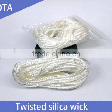 Top Selling with high oil absorption Vaporizer Twisted silica wick