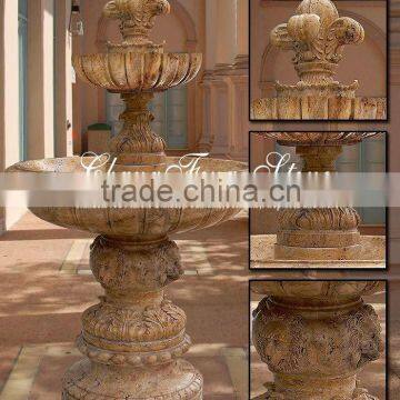 Golden Garden Stone Fountain