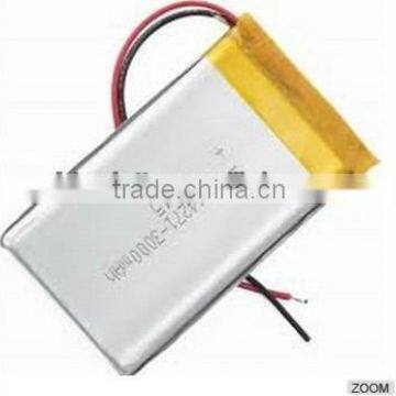 China manufacturer lipo battery 3.7V 3000mahpolymer battery 606478 for digital power tools