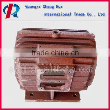 Custom iron motor housing for electric motor