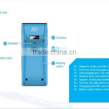 Android POS Terminal , Android Handheld POS Terminal With Printer photo-4
