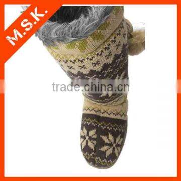 2015 Latest Fashionable Hot-selling Winter Knitted Imported Boots photo-4