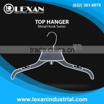 484 - 17" Plastic Hanger with Metal Hook for Tops, Shirt, Blouse (Philippines)