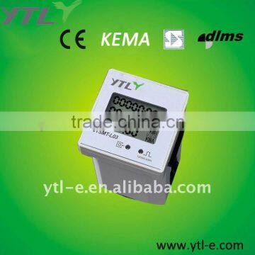 Single phase electricity panel meter