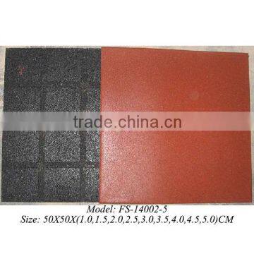 Widly used rubber plastic mat for outdoor