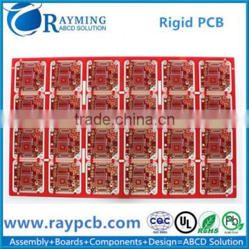 Red Soldermask Panel pcb For Medical