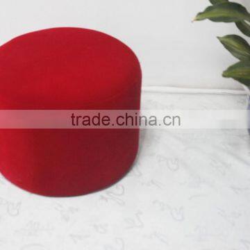 Furniture living room round red mini stools/Living room furniture fancy round mini stools