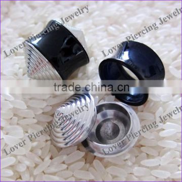 Wholesale Popular Acrylic Ear Piercing Custom Flesh Tunnel Plugs [UV-RT380A]