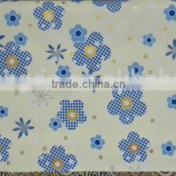 Printed Pvc Soft Tablecloth Flowers Check Design for Daily Use Leather photo-5
