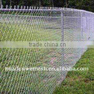 diamond mesh chain link fence/vinyl coated chain link/chain link fence for sale