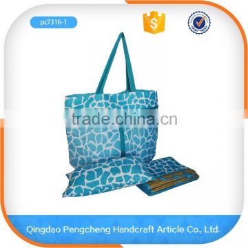 Wholesale extra large rope handle woman color washable beach bag with zipper                        
                                                                                Supplier's Choice