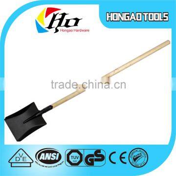 HOT SALE Long Function Wood Handle Steel Shovel For Saudi Arabia