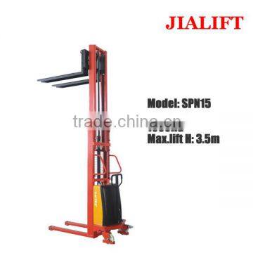 Fixed Forks Semi Electric Hydraulic Stacker