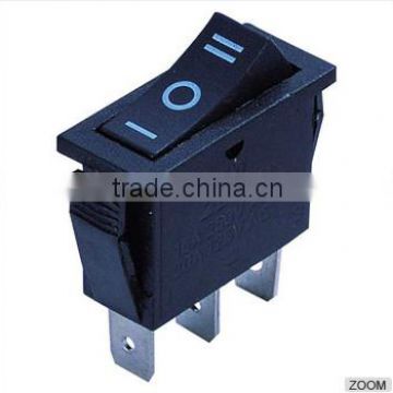 250V 16A mini rocker switch 3pin on-off-on 3position