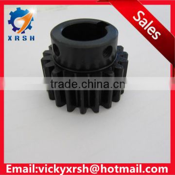 C45 steel teeth hardened pinion gear with black oxide