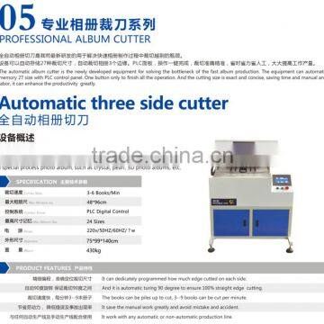 digital automatic three side paper die cutting machine