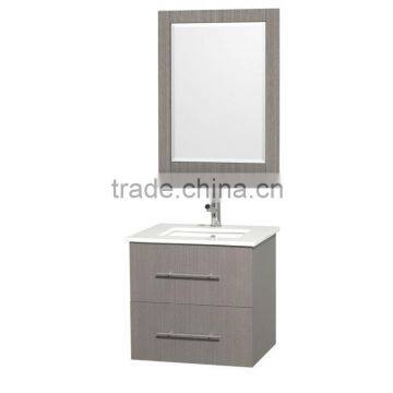 New design melamine bathroom vanities stone top cabinets