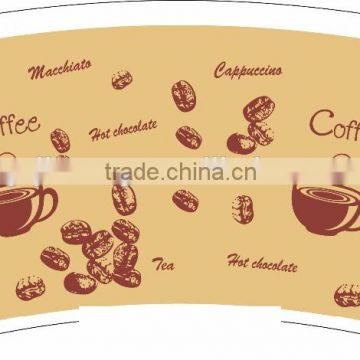 China printing cup fan cup paper