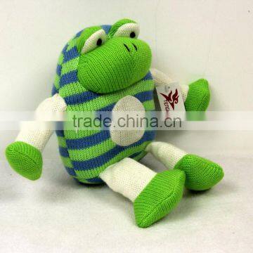 Luckiplus Cute Plush Doll Soft High Quality Sock Frog Toy For Boy and Girl