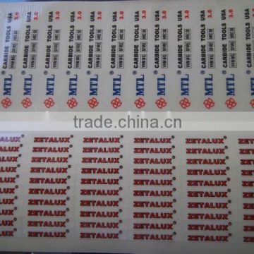 clear adhesive sticker