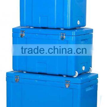 Rotational moulding cooler box