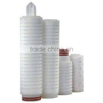 PTFE pleated filter cartridge for beverage offered by Manfre