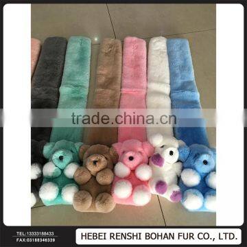 Made In China Hot Sale Rex Rabbit Skin Scarf