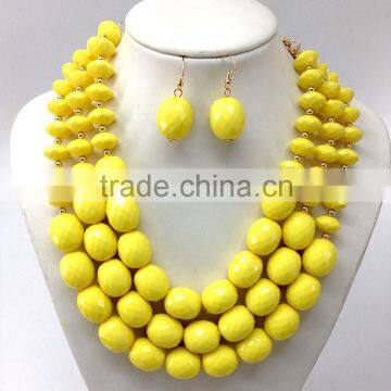 2015 New Fashion Beads Necklace Women Candy Colors Jewelry Wholesale photo-5