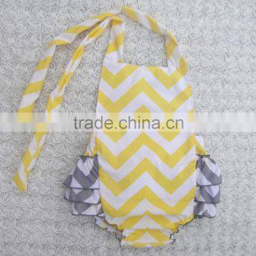 KP-BUBR018 Baby toddler girls swimwear chevron swimsuit 2015