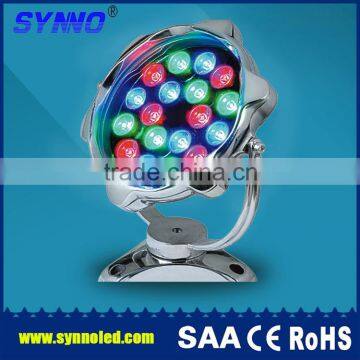 18W DC12V DC24V IP68 High Quality Changeable Color LED Pool Fountin Light LED Underwater Light