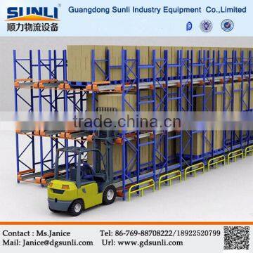 FIFO Warehouse Selective Adjustable Steel Radio Shuttle Shelving/radio Shuttle Racking