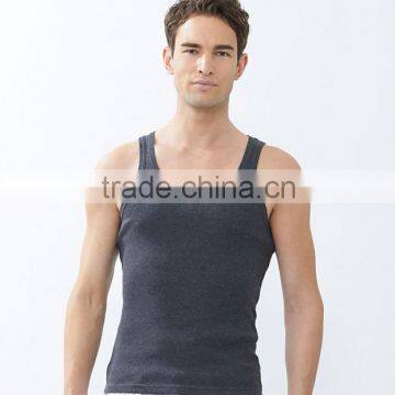 Plain Stringer Singlet For Men Fashion Tank Top Gym Singlets