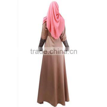 OEM Service Wholesale Cheap Long Islamic Muslim Kaftan Abaya Maxi Dress Quality Choice photo-4