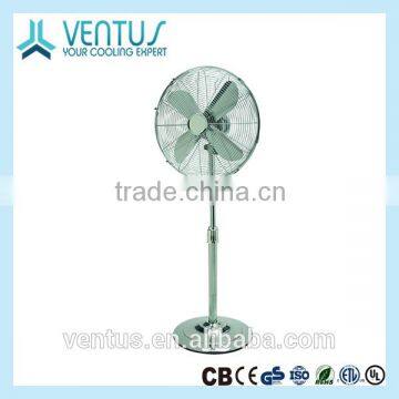 16" Decorative Metal Stand Fan