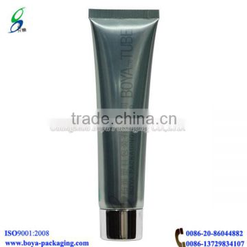 100ml capacity luxury foil PE Cosmetic oval tube with Screen Printing