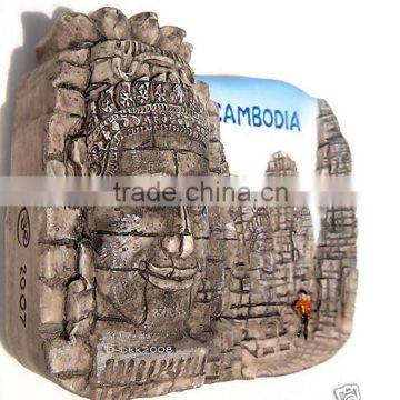 polyresin Cambodia country Fridge Magnet