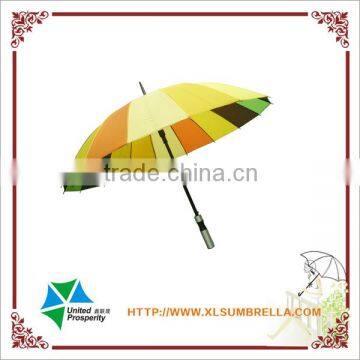 light rainbow automatic straight umbrella