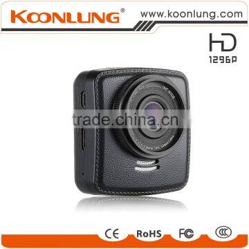 Koonlung unique design leather cover 1080p manual car camera hd dvr