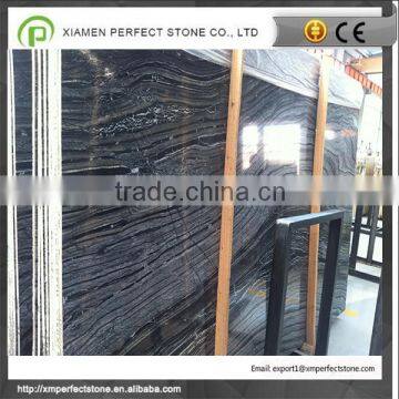 Zebra black marble slab good decoration