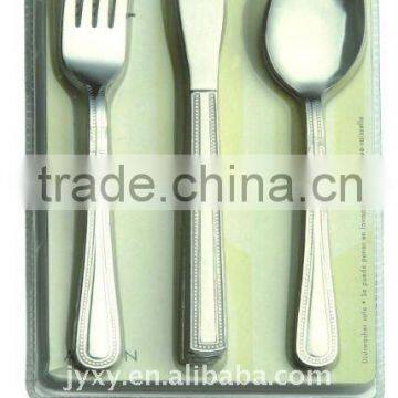 High-class Stainless Steel Dinnerware Set With Blister Packing