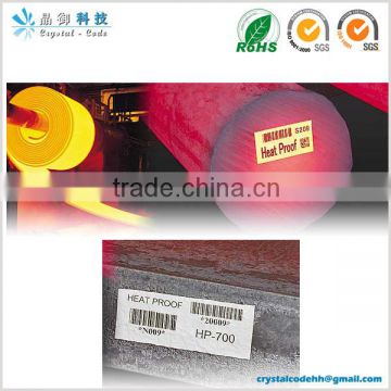 High temperature heat-resistant label self adhesive stickers