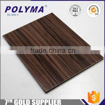 2016 New Products Wood Grain ACM Aluminum Composite Panel Design Aluminum Composite Board