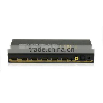 Protech Professional Audio Video 4x2 Hdmi Matrix for Conference System With Audio photo-3