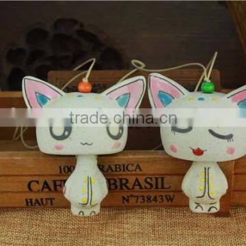 Cute Chinese Animal Shape Ceramic Wind Chime photo-3