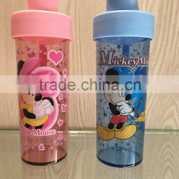 Wholesale Cartoon Plastic Water Bottle for Promotion
