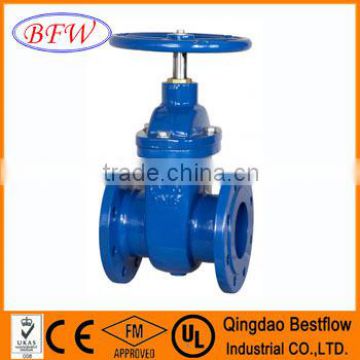 DIN 3352 F5 resilient seated cast iron gate valve