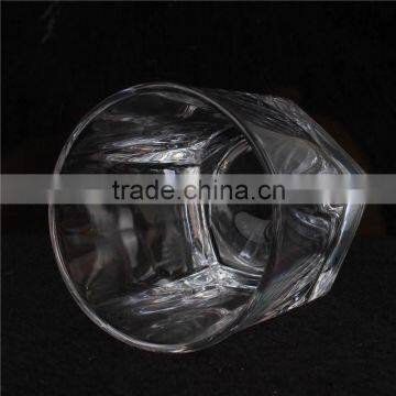 Star Shaped 9oz Clear Drinking Whisky Glass Rock Tumbler photo-3