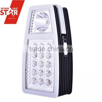 Yiwu Competitive Price 15+1 LED Emergency Light with Stretched Handle