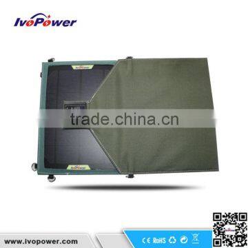 Universal High Quality New Design 15W Foldable Solar Battery Charger photo-2