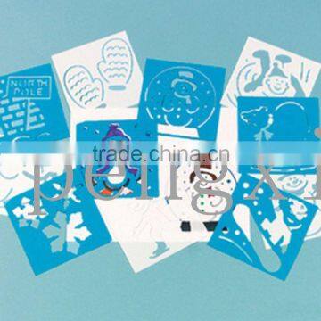 PP Stencils or PVC Stencils Customized Shaped Drawing Christmas Stencils